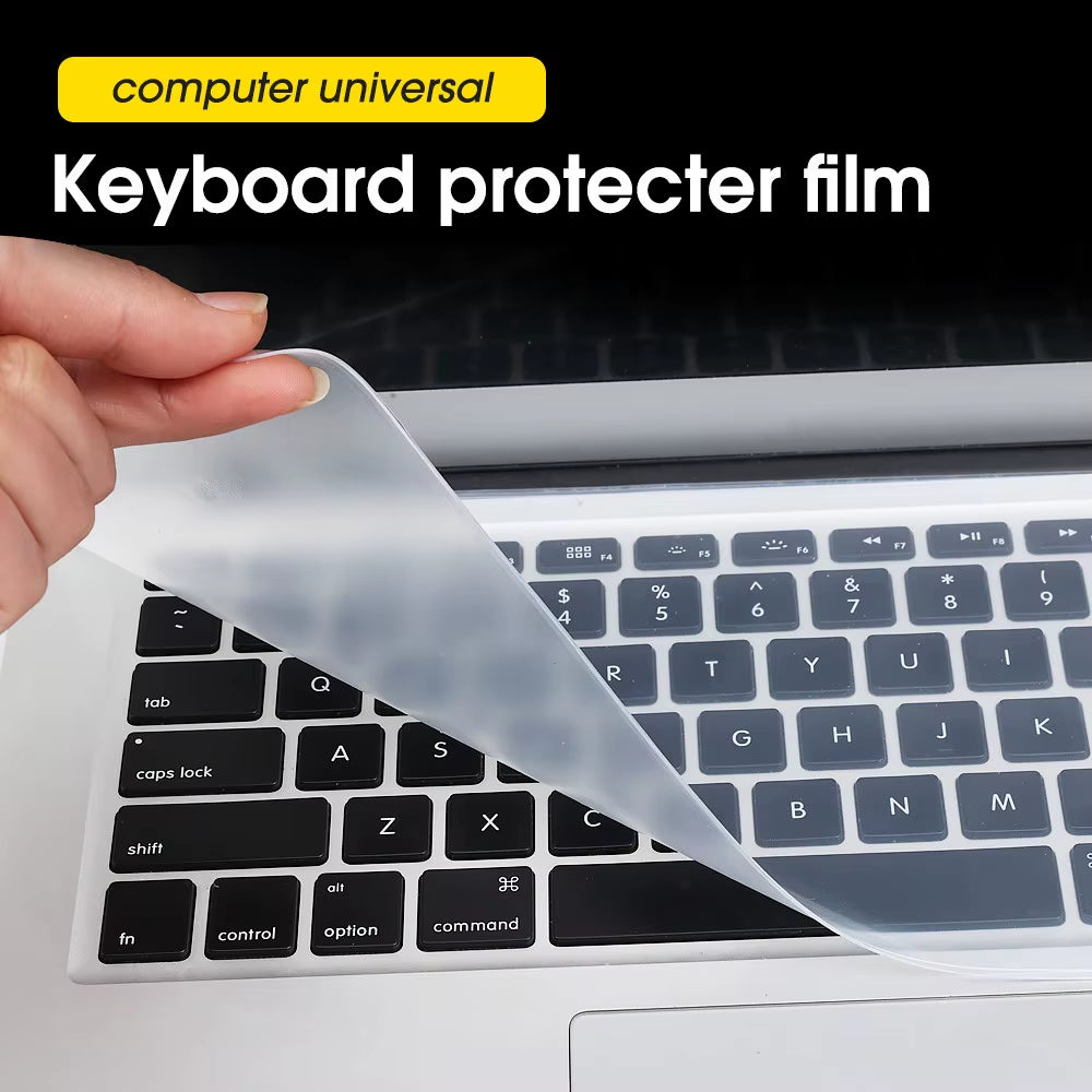Laptop Keyboard Protective Waterproof Film 13-14 Inch and 15-17 Inch Universal Notebook Keyboard Silicone Cover Dustproof Film